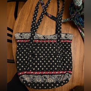 Vera Bradley Villager Bag-Classic Black 2002-2005